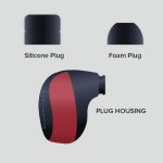 Components diagram for True Wireless Plugfones